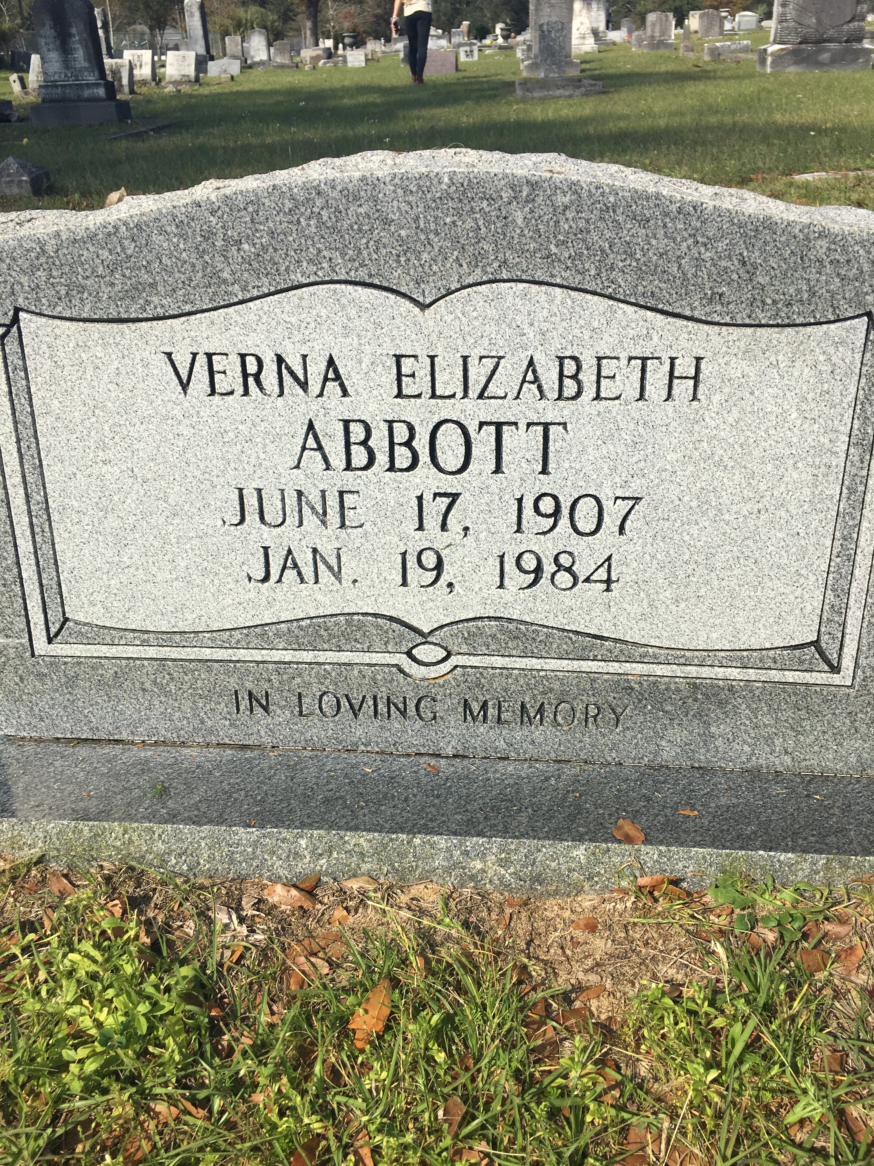 Verna Elizabeth Abbot